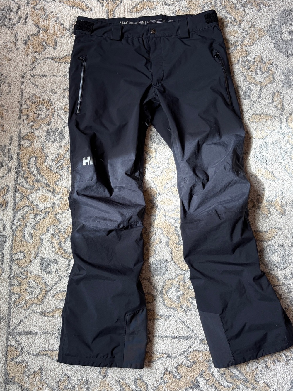 helly hansen legendary pants mens M black insulated ski snow waterproof